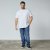 North Latitude 61322 T-Shirt Com Decote Em V Branco - T-shirts - T-shirts Homem Tamanhos Grandes
