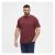 North Latitude T-Shirt O-Neck Bordeaux - T-shirts - T-shirts Homem Tamanhos Grandes