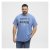 North Latitude Denim Printed Logo T-Shirt Dusty Blue - T-shirts - T-shirts Homem Tamanhos Grandes