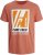 Jack & Jones Spring Logo T-Shirt Pink - T-shirts - T-shirts Homem Tamanhos Grandes