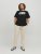 Jack & Jones Logan T-Shirt Black - T-shirts - T-shirts Homem Tamanhos Grandes