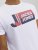 Jack & Jones Logan T-Shirt White - T-shirts - T-shirts Homem Tamanhos Grandes