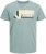 Jack & Jones Logan T-Shirt Grey - T-shirts - T-shirts Homem Tamanhos Grandes