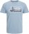 Jack & Jones Logan T-Shirt Turquoise - T-shirts - T-shirts Homem Tamanhos Grandes