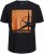 Jack & Jones Conrad T-Shirt Black - T-shirts - T-shirts Homem Tamanhos Grandes