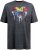 D555 Coalville T-Shirt Skulls with Colored Drips Navy Twist - T-shirts - T-shirts Homem Tamanhos Grandes