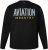 JP1880 T-Shirt Long Sleeve Aviation Black TALL - ROUPAS DE HOMEM MT-6XLT - Tamanhos-Tall Homem