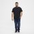 North Latitude T-Shirt O-Neck Black TALL - TALL T-shirts - T-Shirts para Homens Altos