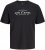 Jack & Jones Kevin T-Shirt Preta - T-shirts - T-shirts Homem Tamanhos Grandes