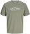 Jack & Jones Kevin T-Shirt Cinzenta - T-shirts - T-shirts Homem Tamanhos Grandes