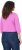 Ulla Popken Versatile Surplice Wrap Tie Hem Bolero Top Cool Pink - T-shirts - 