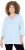 Ulla Popken Country Lettered 3/4 Sleeve Tee Soft Light Blue - T-shirts estampadas para mulher - 