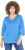 Ulla Popken Country Lettered 3/4 Sleeve Tee Teal Blue - T-shirts estampadas para mulher - 