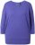Ulla Popken Quick Drying Batwing Sleeve Tee Blueberry - T-shirts estampadas para mulher - 