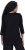 Ulla Popken Flower Epaulet 3/4 Sleeve Top Black - T-shirts estampadas para mulher - 
