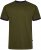 Kam Jeans 5781 Ringer Tee with Shoulder Tape Dark Olive - T-shirts - T-shirts Homem Tamanhos Grandes