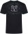 Kam Jeans 5793 Cedar Creek Reverse Print Tee Black - T-shirts - T-shirts Homem Tamanhos Grandes