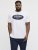 Jack & Jones Dover Denim O-Neck T-Shirt White - T-shirts - T-shirts Homem Tamanhos Grandes