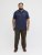 Jack & Jones College Logo Short Sleeve Polo Shirt Blue - Pólos - Pólos Tamanhos Grandes Homem