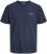 Jack & Jones College Logo Crew Neck T-Shirt Blue - T-shirts - T-shirts Homem Tamanhos Grandes
