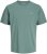 Jack & Jones College Logo Crew Neck T-Shirt Turquoise - T-shirts - T-shirts Homem Tamanhos Grandes