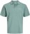Jack & Jones College Logo Short Sleeve Polo Turquoise - Pólos - Pólos Tamanhos Grandes Homem