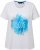 Ulla Popken BISOUS Short Sleeve Graphic Tee Snow White - T-shirts estampadas para mulher - 