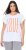 Ulla Popken LOVE Short Sleeve Graphic Tee Snow White - T-shirts estampadas para mulher - 