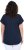 Ulla Popken Metallic Animal Cap Sleeve Graphic Tee Navy - T-shirts estampadas para mulher - 