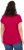 Ulla Popken Metallic Animal Cap Sleeve Graphic Tee Dark Raspberry - T-shirts estampadas para mulher - 
