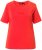 Ulla Popken TRUE Lettering Short Sleeve Tee Neon Red - T-shirts estampadas para mulher - 