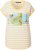 Ulla Popken Striped Short Sleeve Citrus Graphic Tee Sun Yellow - T-shirts estampadas para mulher - 