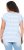 Ulla Popken Striped Short Sleeve Citrus Graphic Tee Light Blue - T-shirts estampadas para mulher - 