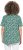 Ulla Popken Floral Pointed Hem Short Sleeve Tee Green - T-shirts estampadas para mulher - 