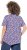 Ulla Popken Floral Pointed Hem Short Sleeve Tee Purple - T-shirts estampadas para mulher - 