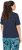 Ulla Popken Ride The Wave Short Sleeve V-Neck Graphic Tee Navy Blue - T-shirts estampadas para mulher - 