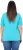 Ulla Popken Ride The Wave Short Sleeve V-Neck Graphic Tee Deep Aqua - T-shirts estampadas para mulher - 