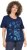 Ulla Popken Marine Print Short Sleeve Tee Ink Blue - T-shirts estampadas para mulher - 
