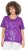 Ulla Popken Marine Print Short Sleeve Tee Purple - T-shirts estampadas para mulher - 
