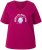 Ulla Popken Shell Picker Club Short Sleeve Graphic Tee Magnolia Red - T-shirts estampadas para mulher - 