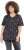Ulla Popken Snake Print V-Neck Tee Graphite Grey - T-shirts estampadas para mulher - 