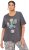 Ulla Popken Cactus Short Sleeve Graphic Tee Graphite Grey - T-shirts estampadas para mulher - 