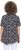 Ulla Popken Bow Print Short Sleeve Pointed Hem Tee Black - T-shirts estampadas para mulher - 