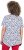 Ulla Popken Bow Print Short Sleeve Pointed Hem Tee Snow White - T-shirts estampadas para mulher - 
