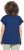 Ulla Popken Textured Paisley Motif Cap Sleeve Tee Navy - T-shirts estampadas para mulher - 