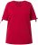Ulla Popken Bow Print Split Sleeve Tee Ruby Red - T-shirts estampadas para mulher - 