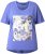 Ulla Popken Lady Of The Moon Short Sleeve Graphic Tee Lavender - T-shirts estampadas para mulher - 