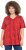 Ulla Popken Letter Print Short Sleeve Tee Red - T-shirts estampadas para mulher - 