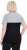 Ulla Popken Nostalgic Escape Performance T-Shirt Black - T-shirts estampadas para mulher - 