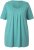 Ulla Popken Essential Front Pleat Tee Green - T-shirts - 